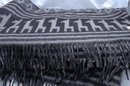 Natural Alpaca Blanket Throw with Fringe , New from Peru
