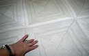 Vintage Crochet Ecru & Light Beige Bedspread Popcorn Nubby Squares 148