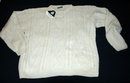 100% Wool Irish Fisherman Sweater by Christian Pierre New with Tag
