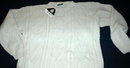 100% Wool Irish Fisherman Sweater by Christian Pierre New with Tag