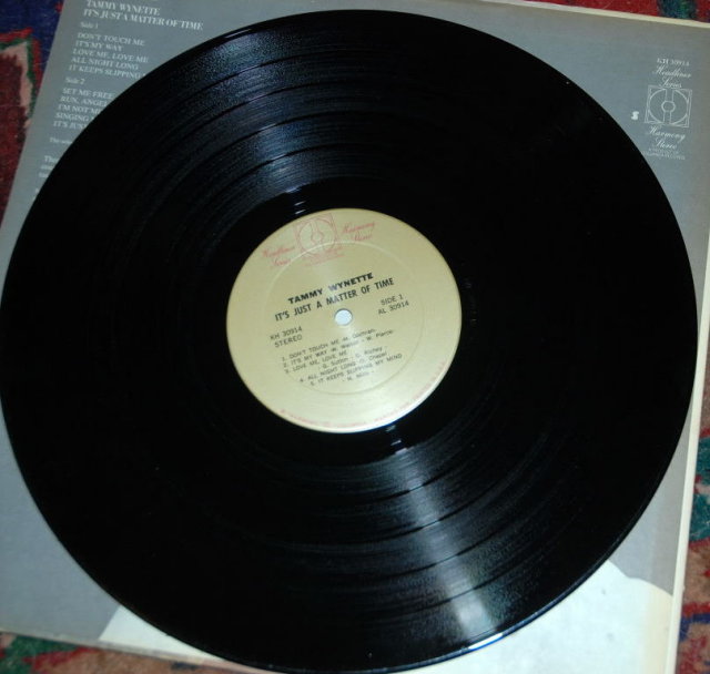 TAMMY WYNETTE - it's just a matter of time HARMONY 30914 (LP vinyl record)