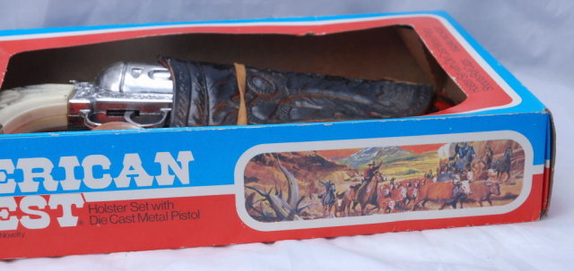Pony Boy Toy Die Cast Cap Gun with Holster in Box -Esquire Nichols