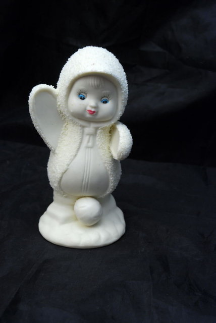 Bisque Porcelain Snow Baby