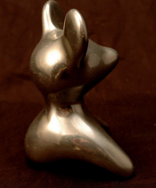 Hoselton Aluminum Sculpture Mouse Signed & Numbered