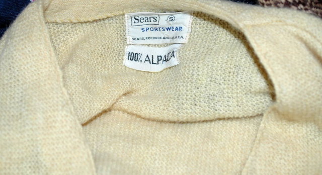 Alpaca Vintage Golf Sweater , Vintage Sears