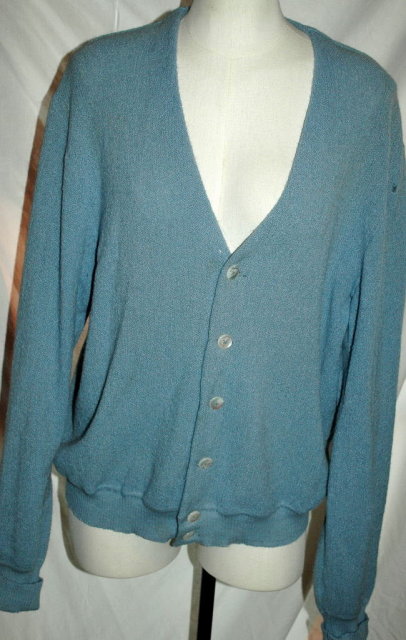 Alpaca Vintage Golf Sweater , Vintage Nordstrom's Blue XL **PRICE REDUCED**!