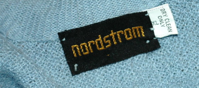 Alpaca Vintage Golf Sweater , Vintage Nordstrom's Blue XL **PRICE REDUCED**!