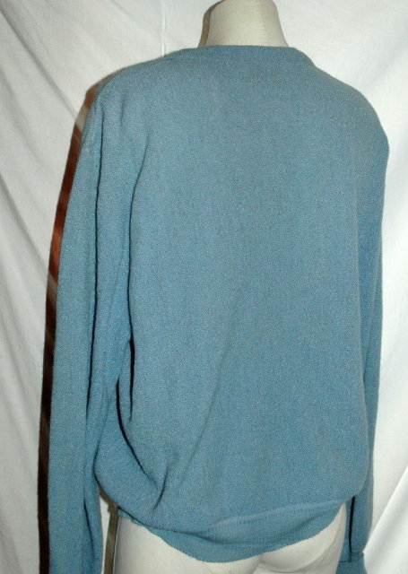 Alpaca Vintage Golf Sweater , Vintage Nordstrom's Blue XL **PRICE REDUCED**!