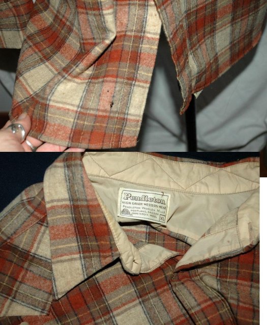 Vintage Pendleton Wool Plaid Shirt High Grade Western Wear Snap Shirt XL **PRICE REDUCED**!