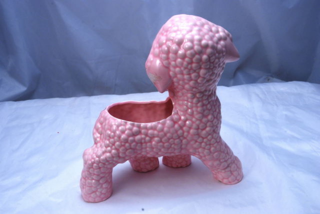 Pinky Pink Lamb Pottery Planter ( large )