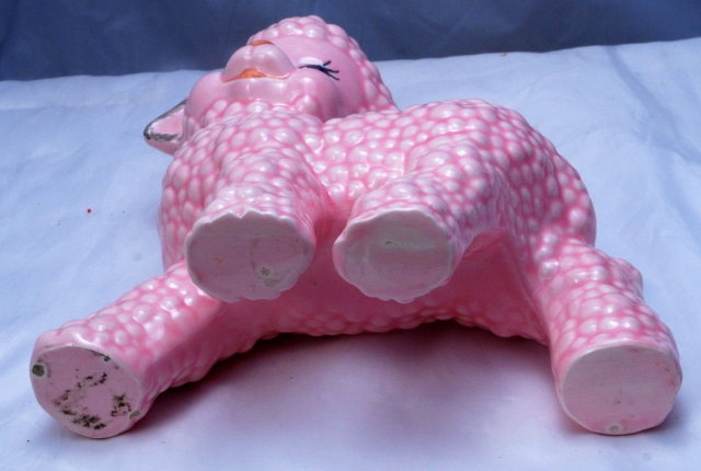 Pinky Pink Lamb Pottery Planter ( large )
