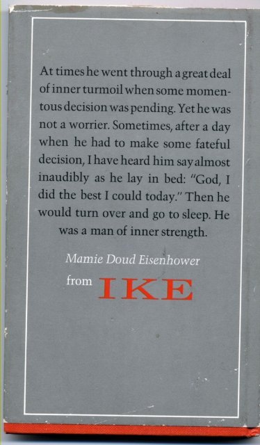 Ike, A Great American, Mamie Doud Eisenhower, Hallmark Edition 1972
