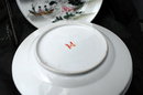 5 Japanese Moriage Mt. Fuji Plates, Japan