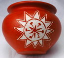 Contemporary Native American Pottery Bowl Marked LCA **PRICE REDUCED**!