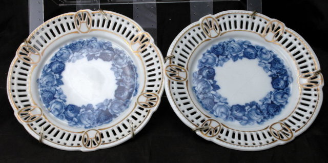 2 Schwarzenhammer Bavaria Reticulated Plates 6.5