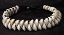 Double Row Cowrie Shell and Black Glass Bead Choker Necklace **PRICE REDUCED**!