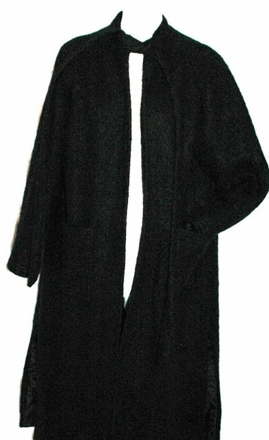 Mohair Opera Coat, Duckenfields Lochcarron woven in Scotland.