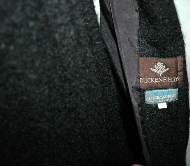 Mohair Opera Coat, Duckenfields Lochcarron woven in Scotland.