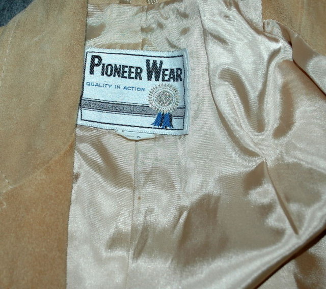Suede Leather Fringe Fitted Jacket -Pioneer Wear size 6