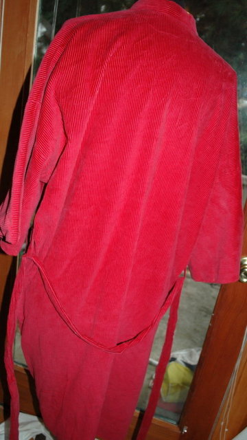Vintage 1940s Mens Smoking Jacket Robe from Littler Seattle, Wash. Red size med. large **PRICE REDUCED!**