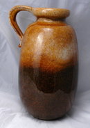 W. Germany Fat Lava Scheurich Stoneware Pottery Jug