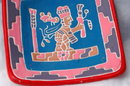 Old Mexican Pottery Aztec Wall Decoration Square Dish Unusual