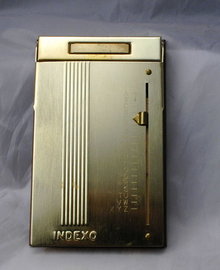 Vintage Brass Telephone Address Index File