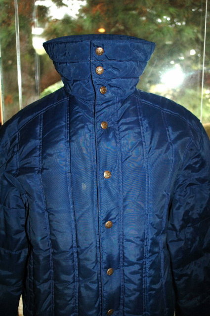 Vintage 70's Men's 1st Down Puffy Goose Down Quilted Jacket size L
