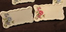 8 Vintage Porcelain Place Card Stands
