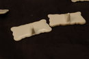 8 Vintage Porcelain Place Card Stands