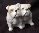 Beswick Seated Bulldogs Porcelain Figurines