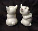 Adorable Figural Pigs Salt Pepper Shakers Very Old!