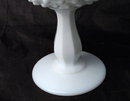 FENTON ART MILK GLASS HOBNAIL MILK GLASS COMPOTE 6