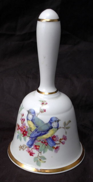 Countess Fine Bone China England Dinner Bell Audobon Style Birds