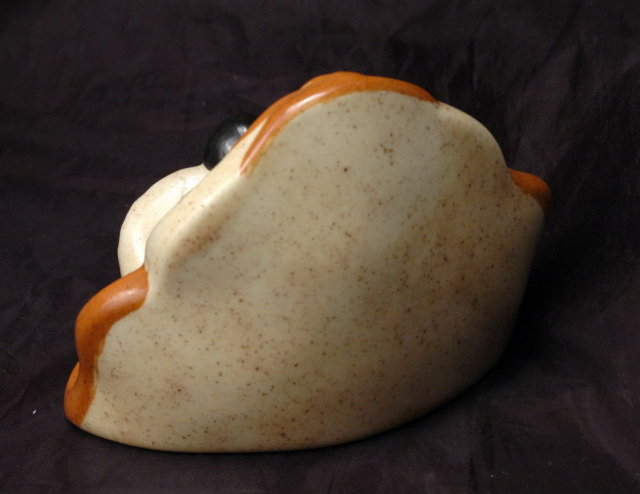 Vintage 1970's Sleepy Eyed Dog Ceramic Ayner's Eye Glass Holder