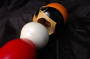 Tall Vintage Korea Korean Wood Nodder Doll bobblehead 11