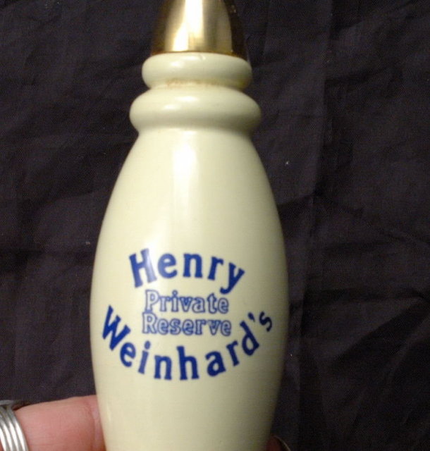 Henry Wienhart Private Reserve Wood/ Brass BEER TAP HANDLE