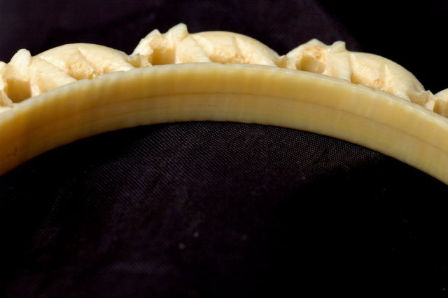 Antique Carved Ivory Arm Bangle Bracelet PRE-BAN
