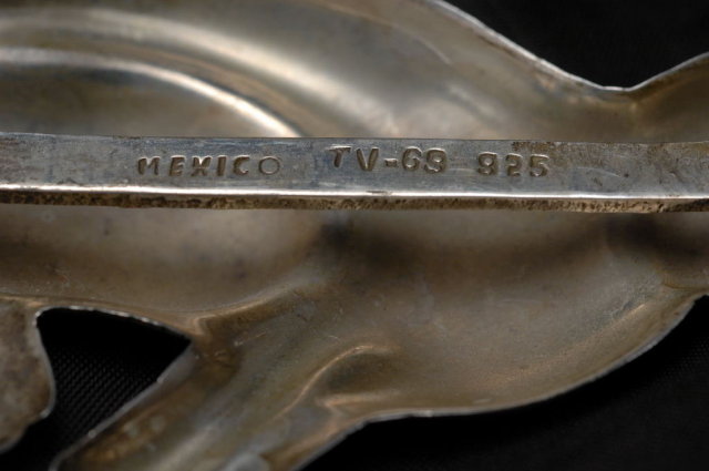 Large Bunny Rabbit Sterling Silver Pin Brooch Pendant , Taxco Mexico **PRICE REDUCED!**
