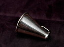 Large Sterling Silver Megaphone Pendant Charm