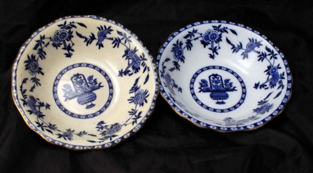 2 Vintage Mintons Delft Porcelain Mac Dougall Southwick Co. Soup /Salad Bowls sold at MacDougall Southwick Seattle **PRICE REDUCED!**