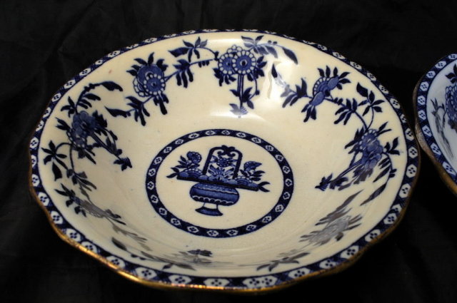2 Vintage Mintons Delft Porcelain Mac Dougall Southwick Co. Soup /Salad Bowls sold at MacDougall Southwick Seattle **PRICE REDUCED!**