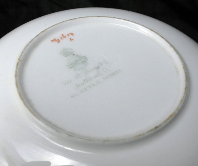 2 Vintage Mintons Delft Porcelain Mac Dougall Southwick Co. Soup /Salad Bowls sold at MacDougall Southwick Seattle **PRICE REDUCED!**