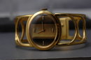 Vintage Gold Bracelet Wrist Watch, Verde' 17 Jewels