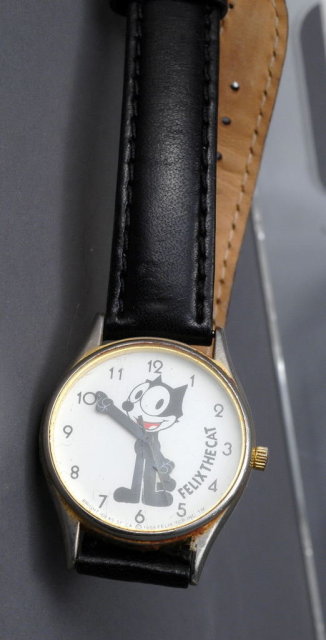 Felix The Cat Wrist Watch by Bright Ideas of SF CA 1889