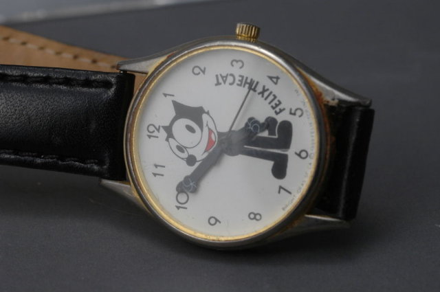 Felix The Cat Wrist Watch by Bright Ideas of SF CA 1889