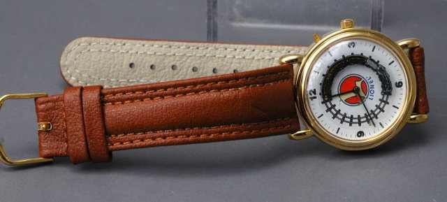 LIONEL TRAIN WRIST WATCH With Rotating Train & Sound.