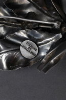 VINTAGE STERLING SILVER AUCELLO FLORAL PIN c. 1920