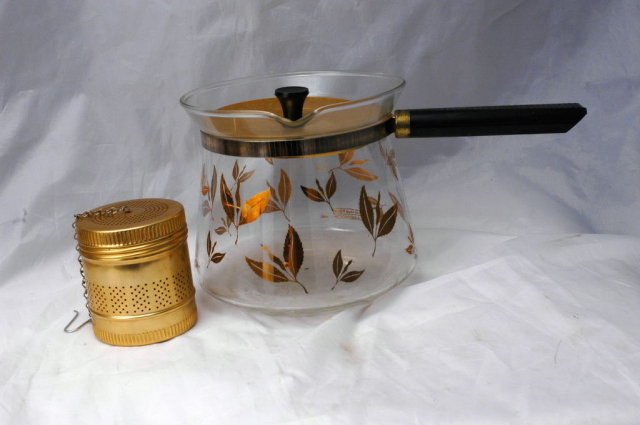 Douglas Flame Proof glass Coffee, Pot, with Tea Infuser