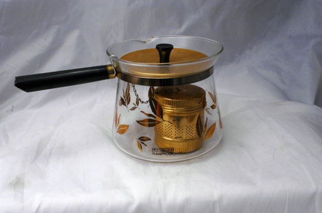 Douglas Flame Proof glass Coffee, Pot, with Tea Infuser